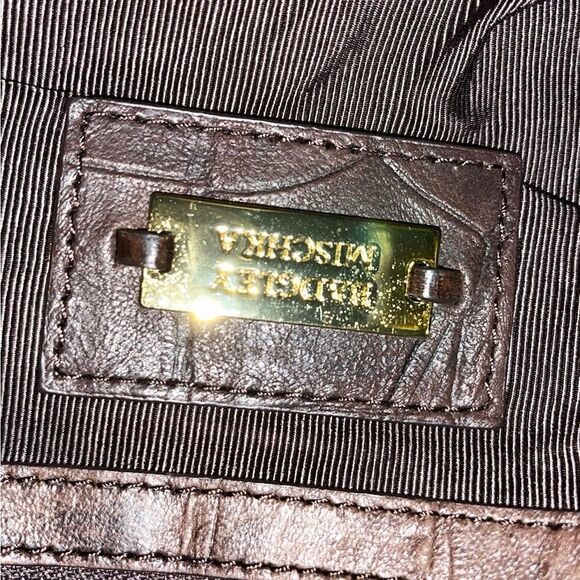 Badgley Mischa large crocodile hobo bag flap/magnetic close - Picture 13 of 14